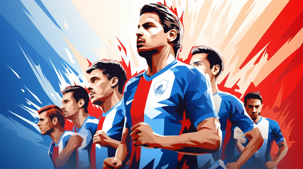 Tunisiens Herrlandslag I Fotboll Mot Frankrikes Herrlandslag I Fotboll Laguppställning