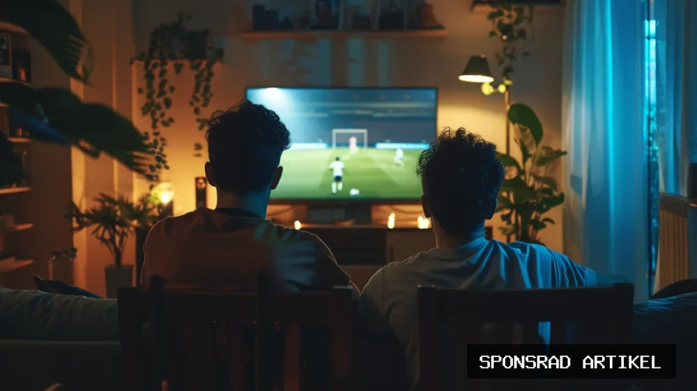 titta fotboll på tv