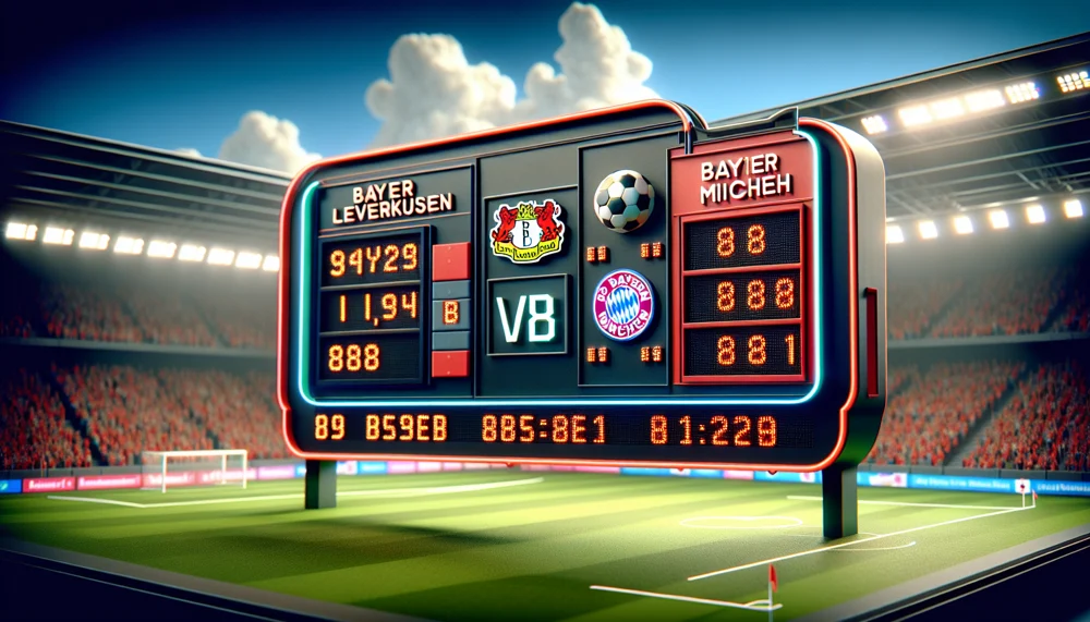 Poängställning I Bayer Leverkusen Mot Bayern Munchen