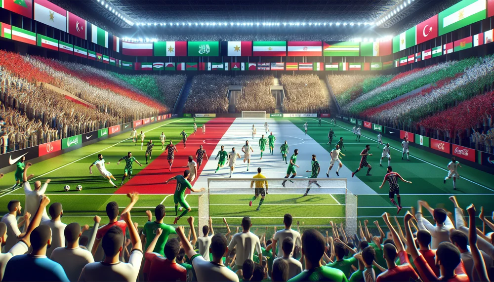 Poängställning I Iraks Herrlandslag I Fotboll Mot Palestinas Herrlandslag I Fotboll