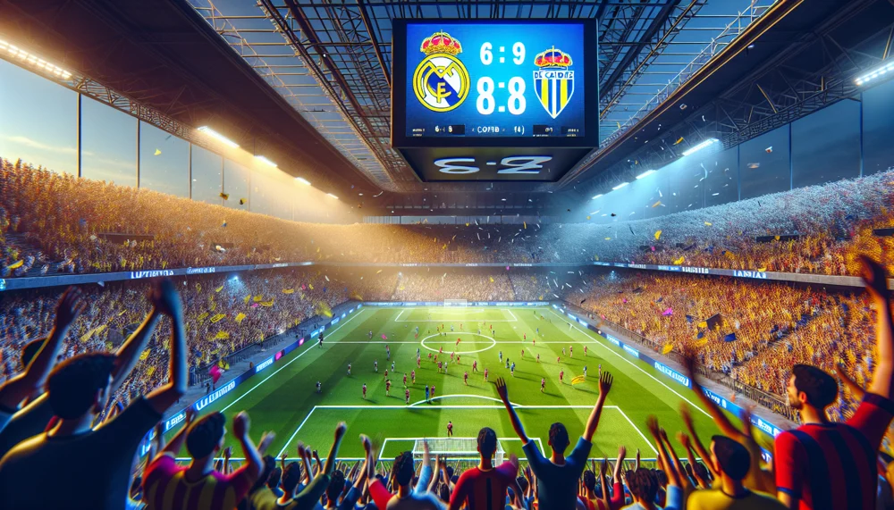 Poängställning I Real Madrid Mot Cádiz Cf